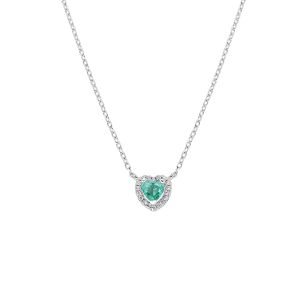 Collana Amen Donna Dolce cuore in Argento Zircone CLTICUBVAZ - CLTICUBVAZ